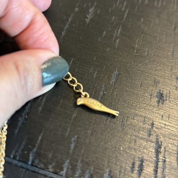 Chloe Isabel Jade Gold Long Multi Chain Necklace Classy - Picture 9 of 12